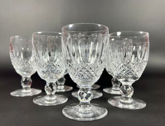 (8) Waterford Crystal Water Glasses