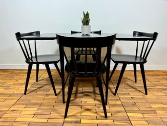 Paul McCobb's Iconic 'Planner Group' Drop Leaf Dining Table & 4 Chairs
