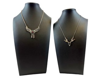 (2) Sterling Silver (.925) Necklaces