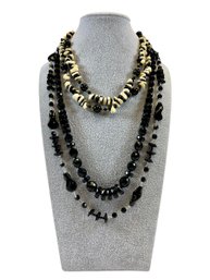 (3) Vintage Beaded Necklaces - Including Mariam Haskell