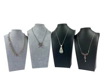 (4) Sterling Silver (.925) Necklaces