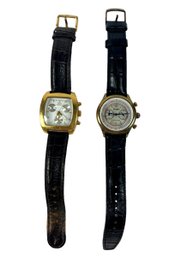 An SWI & Stauer Wrist Watch