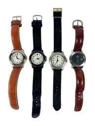 (4) Swiss Made Wrist Watches