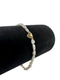 A 14k Gold & Fresh Water Pearl Bracelet