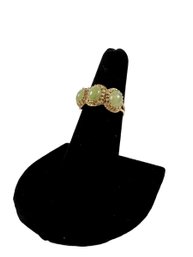 14k Gold & Jade Ring