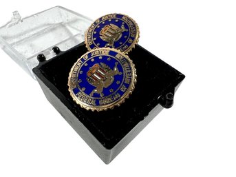 (2) Vintage FBI (Federal Bureau Of Investigation) Pins