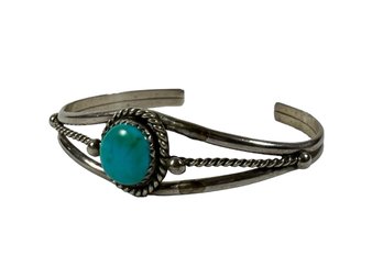 Sterling Silver (.925) & Turquoise Bangle