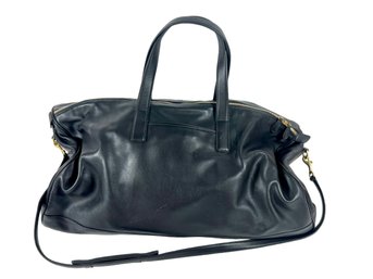 Leather Coach Duffle Bag