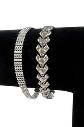 (2) Sterling Silver (.925) Bracelets