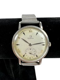 A Vintage Omega Wrist Watch - Expandable Band