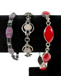 (3) Sterling Silver (.925) Bracelets