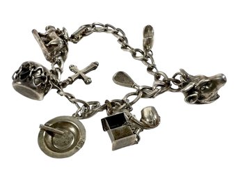 Sterling Silver (.925) Charm Bracelet