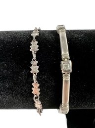 (2) Sterling Silver (.925) Bracelets