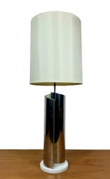 1960s Chrome Twist Table Lamp - Mutual Sunset Co.