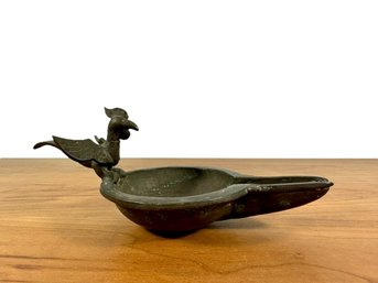 An Early Bronze Oil Lamp - Indonesia