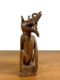 Mythical Beast 'aso' Carved Figure - Borneo