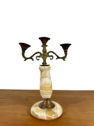 Antique Onyx Candelabra