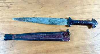 Leather Bound Dagger & Sheath