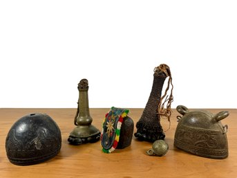 A Grouping Of (6) Varied Bells - Southeast Asia