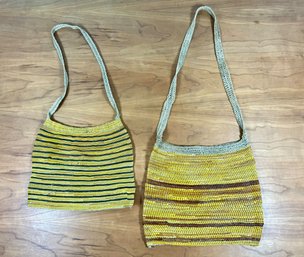A Pair Of Handwoven Bags