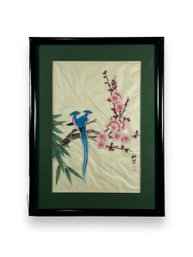 Gongbi Framed Silk Artwork - Chinese