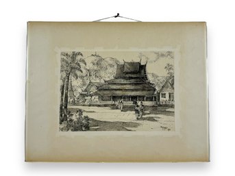 Signed Etching - Thailand
