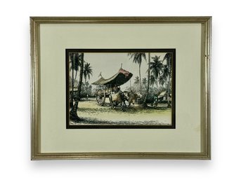 Framed Etching - Vietnam