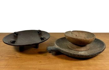 Grouping Of (3) Wooden Bowls - Borneo