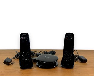 A Pair Of Harmony Logitech Universal Control Hub Remotes