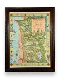 1933 Tillamook County 'Boy Scouts Of America' Land Map