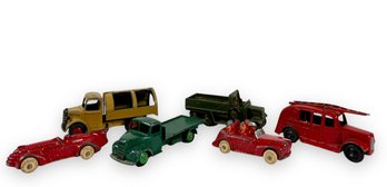 (6) 1940s Metal Toy Cars