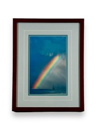 Hand-Signed Framed Print - Sailing Rainbow