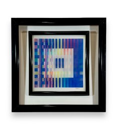 Yaacov Agam Signed Prism Serigraph Limited To Only /25