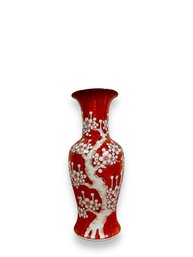 Japanese Porcelain Vase - Decorated With Florals