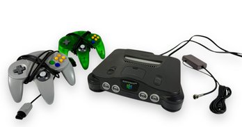 Nintendo 64 Video Game Console & (2) Controllers