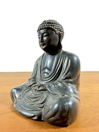 A Japanese Spelter Buddha Figure