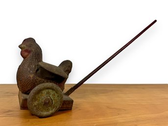 Antique Push Toy - Rooster