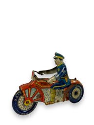 Antique MARX Tin Toy Motorcycle