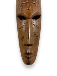 Wood Carved Mask - Turtle Carving - Fiji 1975