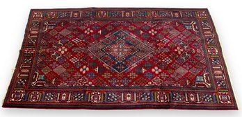 Vibrant Hand-tied Persian Area Rug