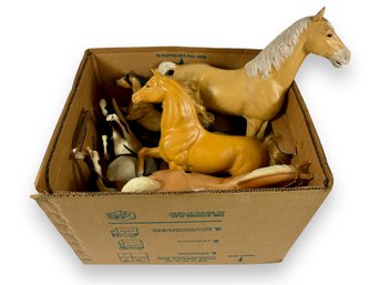 Grouping Of Vintage Toy Horses