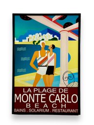 Roger Broders Framed Travel Poster - 'Monte Carlo'