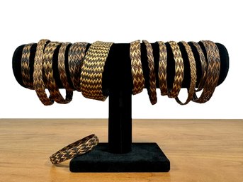 (14) Woven Bracelets - Indonesian