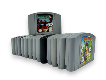 (16) Nintendo 64 Game Cartridges