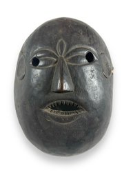 Ebony Wood Carved Mask - West Africa