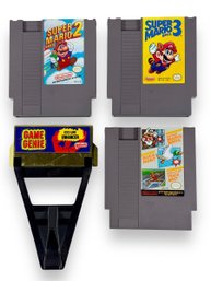 Grouping Of NES Video Game Cartridges