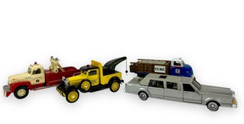 (4) Die-Cast Metal Truck/Limousine Models