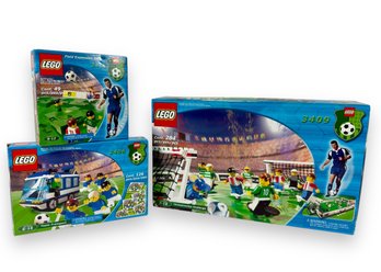 (3) Lego Soccer Field Sets