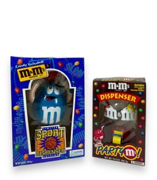 (2) Limited Edition M&M Candy Dispensers - Sealed