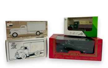 (4) Die-Cast Metal Truck Models - Original Box